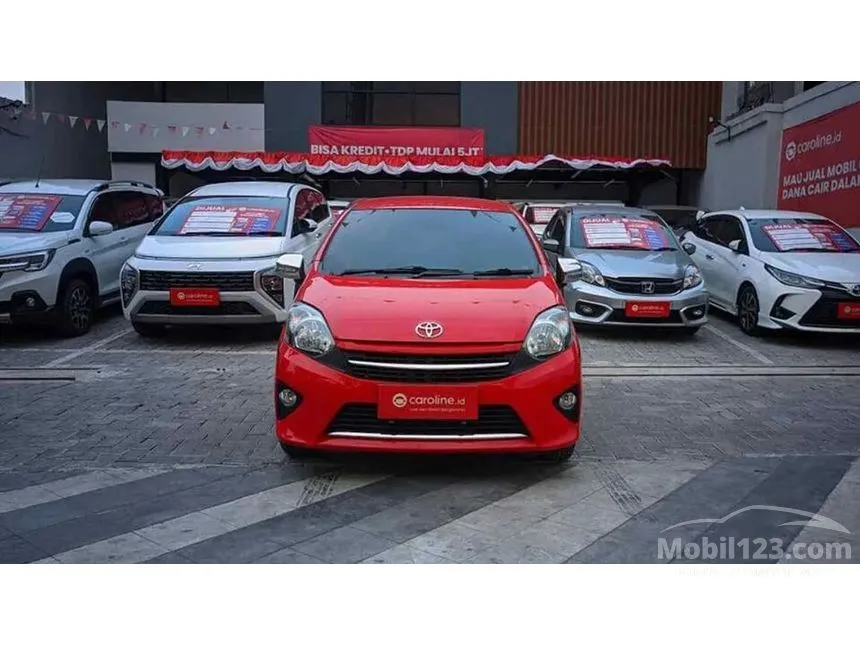 Jual Mobil Toyota Agya 2016 G 1.0 di Jawa Barat Manual Hatchback Merah Rp 94.000.000