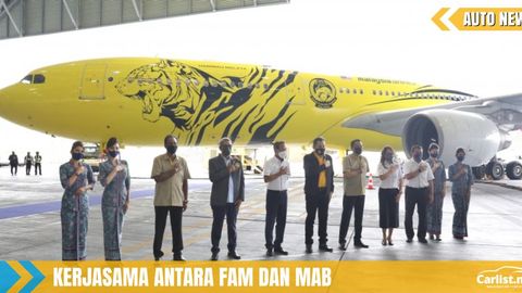 Pesawat Rasmi Harimau Malaya Dilancarkan – Beri Inspirasi Kepada Skuad Bola Sepak Negara