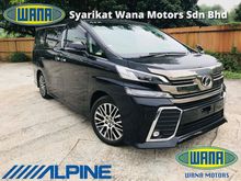 3 YRS WRTY 2017 Toyota Vellfire 2.5 ZG LOW MILEAGE / ALPINE / FULL LEATHER NEGOTIABLE