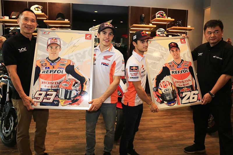 Marc Marquez dan Dani Pedrosa Kunjungi Wahana Honda 3