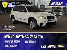 2013 BMW X5 3.0 xDrive35i Executive SUV CBU White on Brown Putih X Series 5 xDrive