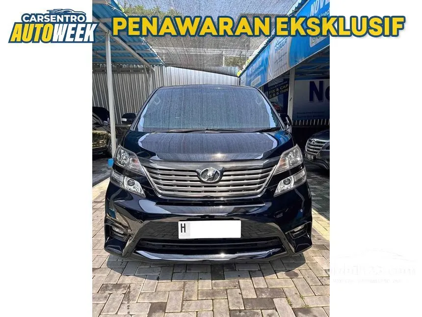 Jual Mobil Toyota Vellfire 2010 Z 2.4 di Jawa Tengah Automatic MPV Hitam Rp 235.000.000