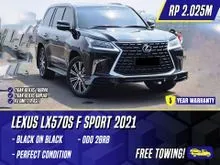 2021 Lexus LX 570 5.7 Sport SUV F Sport Black Hitam LX570 LX570s S FSport
