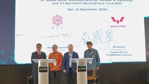 Wuling dan PT Bali-Kerthi Development Fund Kembangkan Ekosistem Mobil Listrik di Bali