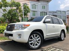 2013 Toyota Land Cruiser 4.5 Full Spec E SUV Nik2013 White On Beige Miles26rb 3TV Antik TDP.375JT