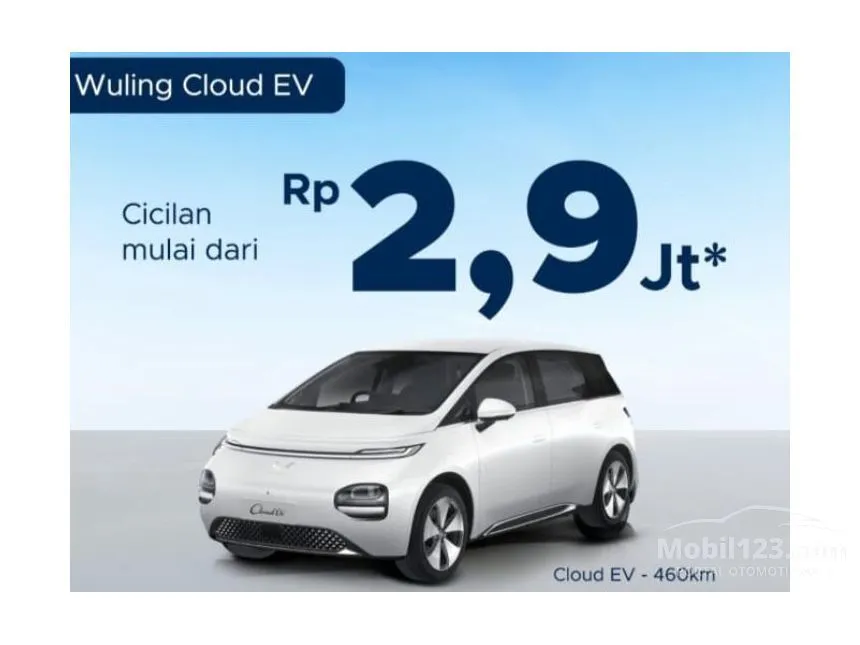 Jual Mobil Wuling Cloud EV 2024 EV di DKI Jakarta Automatic Hatchback Hitam Rp 398.000.000