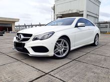 Mercedes Benz E200 Coupe AMG At 2015 Antik KM.13rb Plat Genap Full Options