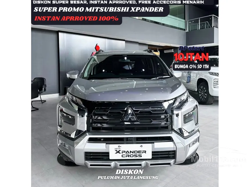 Jual Mobil Mitsubishi Xpander 2024 CROSS Premium Package 1.5 di DKI Jakarta Automatic Wagon Silver Rp 271.500.000