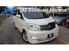 2007 Toyota Alphard 3.0 G MPV 2 Power Door, Power Boot, 7 Seater ( Aircraft seater ), Sunroof, Moonroof, Home Theater ( Home Theater Sound System )