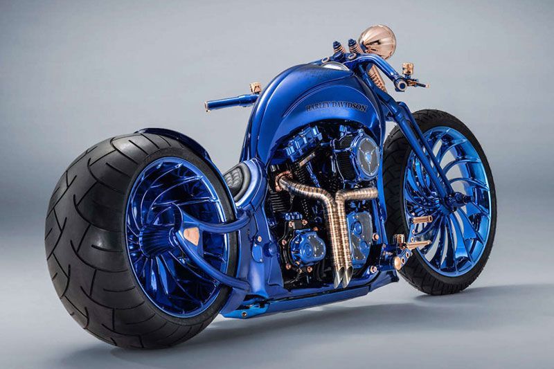Harley Davidson Blue Edition Ini Bak Perhiasan Berjalan 2