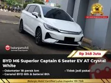 2025 BYD M6 0.0 Superior Captain 6 Seater MPV EV AT Crystal White NIK 2025 [ KM 18 PERAK ]