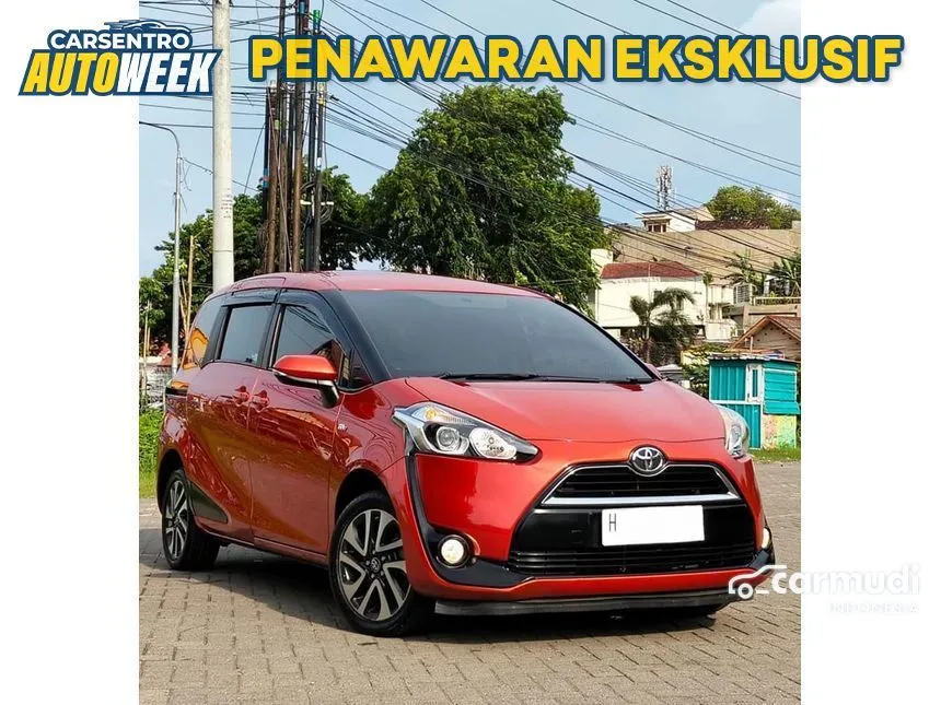 Jual Mobil Toyota Sienta 2017 V 1.5 di Jawa Tengah Automatic MPV Orange Rp 169.000.000