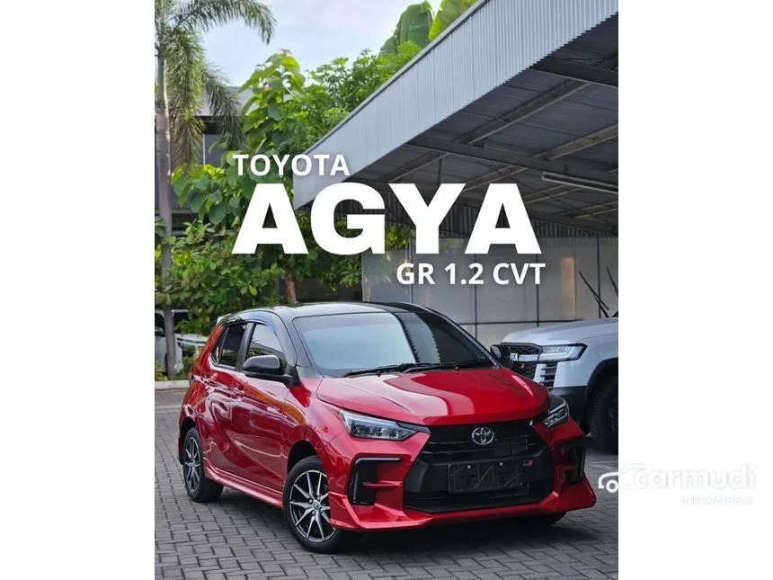 Jual Mobil Toyota Agya 2024 GR Sport 1.2 di DKI Jakarta Automatic Hatchback Merah Rp 160.400.000