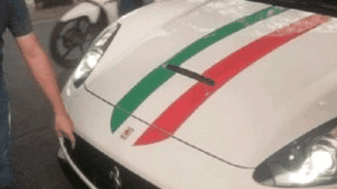 Nekat Tak Pakai Pelat Nomor, Ferrari Ini Ditilang Saat Razia Operasi Patuh
