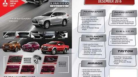 Program Penjualan Akhir Tahun Mitsubishi