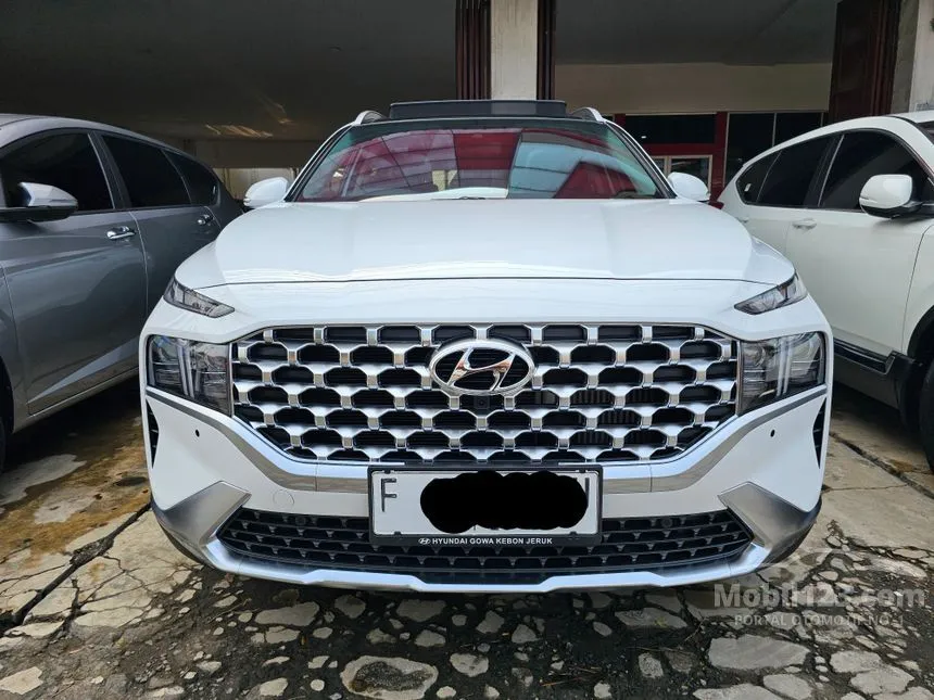 Jual Mobil Hyundai Santa Fe 2022 CRDi Signature 2.2 di Jawa Barat Automatic SUV Putih Rp 570.000.000