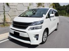 Unreg 2012 Toyota Vellfire 2.4 Z Platinum MPV