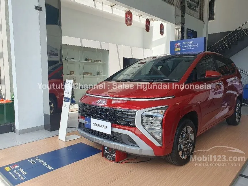Jual Mobil Hyundai Stargazer 2023 Prime 1.5 di DKI Jakarta Automatic Wagon Merah Rp 260.000.000