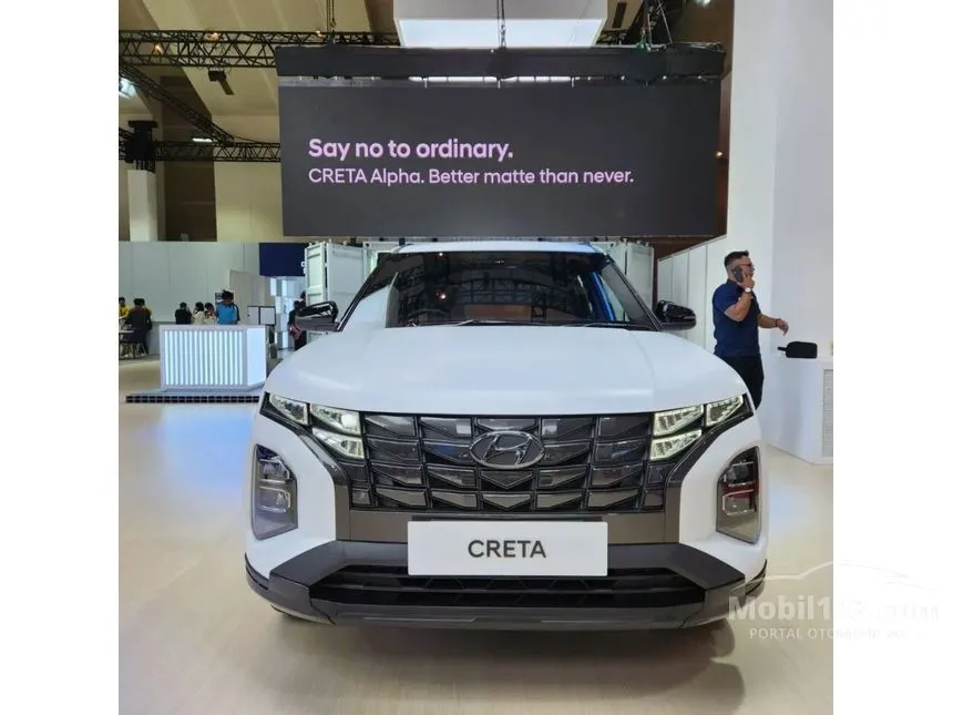Jual Mobil Hyundai Creta 2024 Alpha 1.5 di Banten Automatic Wagon Putih Rp 387.000.000