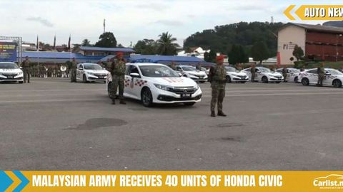 Honda Malaysia Delivers Civics To The Malaysian Army