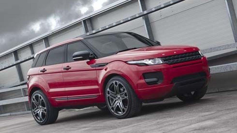 Range rover evoque deals red