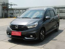 Honda Mobilio RS Cvt AT 2017 Abu Metalik Km 20 ribuan Service Record TDP Murah