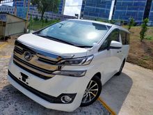 2016 Toyota VELLFIRE 2.5 G X MPV