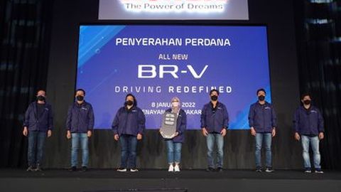 Perdana, 55 unit All New Honda BR-V Mulai Diserahkan ke Konsumen
