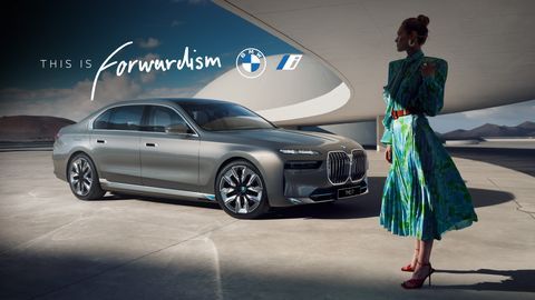 The all-electric BMW i7 redefines luxury through the embrace of Forwardism
