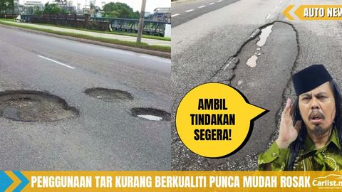 Jalan Tidak Diturap Betul, 5 Kes Kemalangan Dilaporkan Setiap Hari Di Malaysia