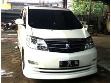 Toyota Alphard 2005 CBU Putih Matic Mulus Istimewa