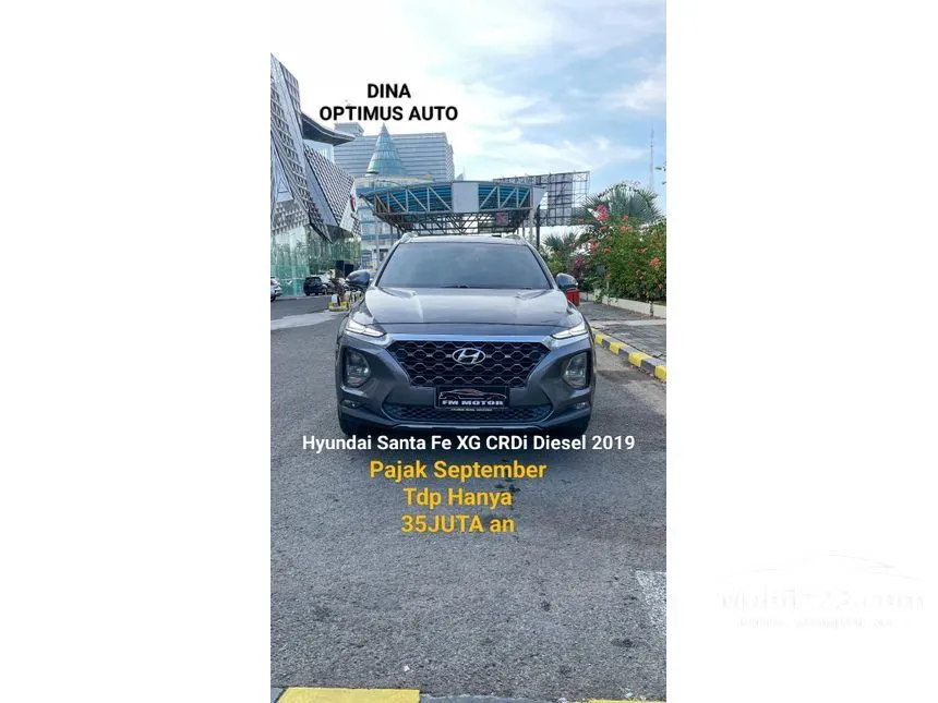 Jual Mobil Hyundai Santa Fe 2019 XG CRDi 2.2 di DKI Jakarta Automatic SUV Abu