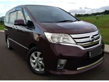 Nissan SERENA HWS 2014 maroon tgn 01 TERAWAT