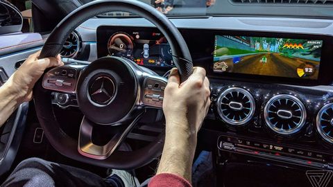 You Can Play Mario Kart In This All-New Mercedes-Benz CLA