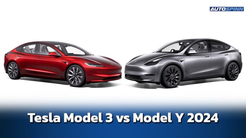 Tesla Model 3 vs Tesla Model Y 2024 เลือกรุ่นไหนดี?