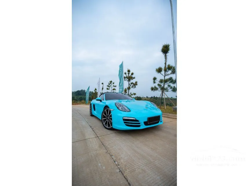 Jual Mobil Porsche Boxster 2014 2.7 di Jawa Barat Automatic Convertible Biru Rp 1.600.000.000