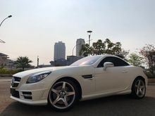 MERCEDES BENZ SLK250 AMG 2013 WHITE ON RED ATPM MAGIC SKY TDP 145Jt