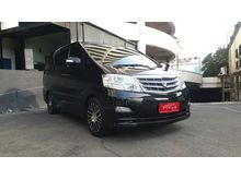 Toyota Alphard V 3.0 CBU AT 2007 Black On Beige - Kondisi Sangat Terawat - MURAH