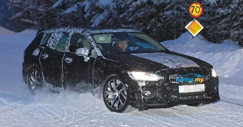 Spyshot: All-New Volvo V60 Caught Winter Testing