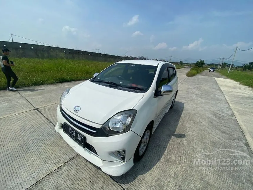 Jual Mobil Toyota Agya 2014 TRD Sportivo 1.0 di Jawa Barat Manual Hatchback Putih Rp 85.000.000
