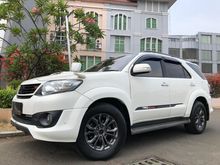 2015 Toyota Fortuner 2.5 G TRD SUV Sportivo Nik15 White Km60rb Record TDP.99JT