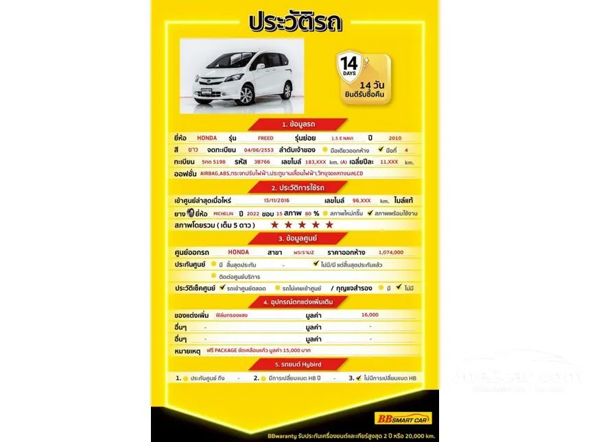 2010 Honda FREED E Wagon