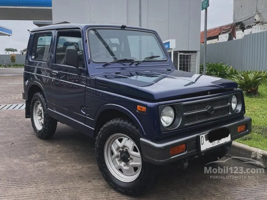 Jual Mobil Suzuki Katana 1991 1.0 di Banten Manual Jeep Biru Rp 70.000.000