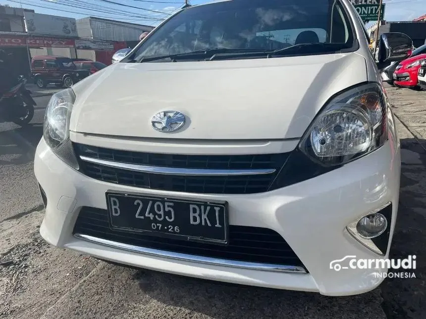 Jual Mobil Toyota Agya 2016 G 1.0 di Sumatera Barat Automatic Hatchback Putih Rp 115.000.000