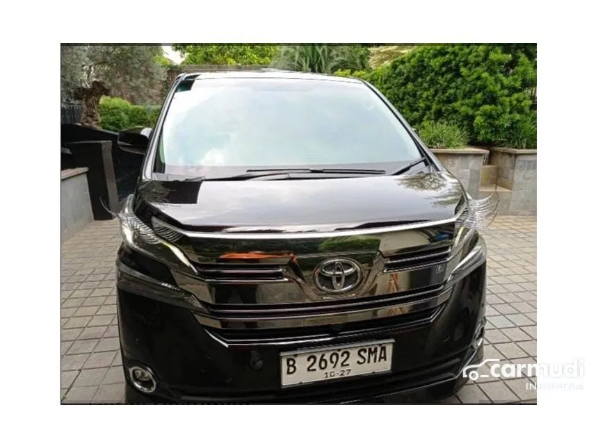 Jual Mobil Toyota Vellfire 2015 G 2.5 di DKI Jakarta Automatic Van Wagon Hitam Rp 635.000.000