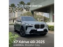 2025 BMW X7 3.0 xDrive40i M Sport SUV BROOKLYN GREY LANGSUNG NAMA KM 4.600 LIKE NEW