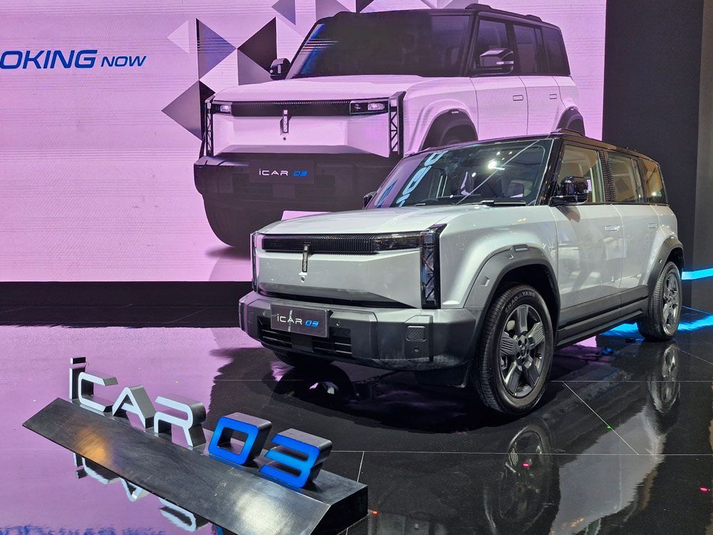 Chery iCar 03, Calon Mobil Listrik Offroad Pertama di Indonesia sudah Bisa Dipesan!
