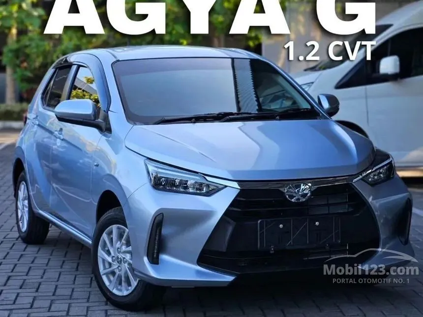 Jual Mobil Toyota Agya 2024 G 1.2 di DKI Jakarta Automatic Hatchback Silver Rp 160.400.000