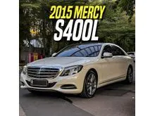 2015 Mercedes-Benz S400L 3.0 Exclusive Sedan White on Brown Putih Mercy S 400L S 400 L