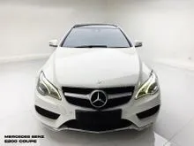 2014 Mercedes-Benz E200 2.0 CGI Coupe AMG MERCY. Mulus Terawat. Low KM. HARGA BEST DEAL NEGOTIABLE YA. Cocok Utk Pemakaian Harian. SEDAN 2 PINTU.